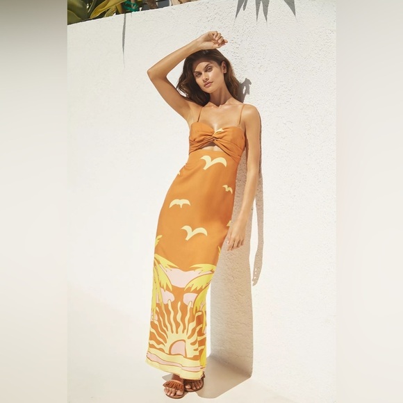 NWT Cala de la Cruz Apia Linen Dress - Picture 1 of 3
